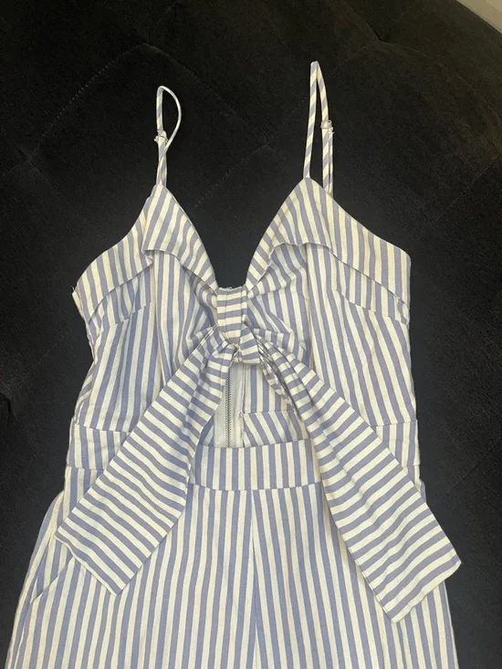 Striped Jumpsuit - Picture 2 of 5